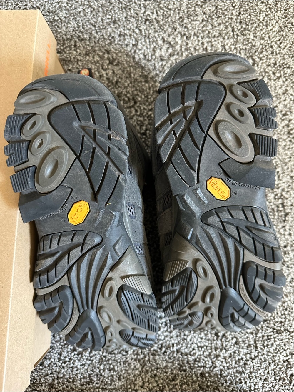 Merrell Men's Moab 2 MID Beluga Waterproof Hiking Boots Size 10.5 - Picture 10 of 13